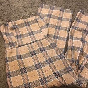 Forever 21 plaid jumpsuit!